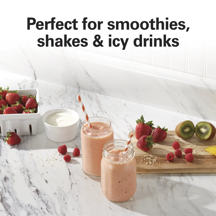 Hamilton Beach® Smoothie Blender 56 oz. Jar 10 Speeds Black & Reviews